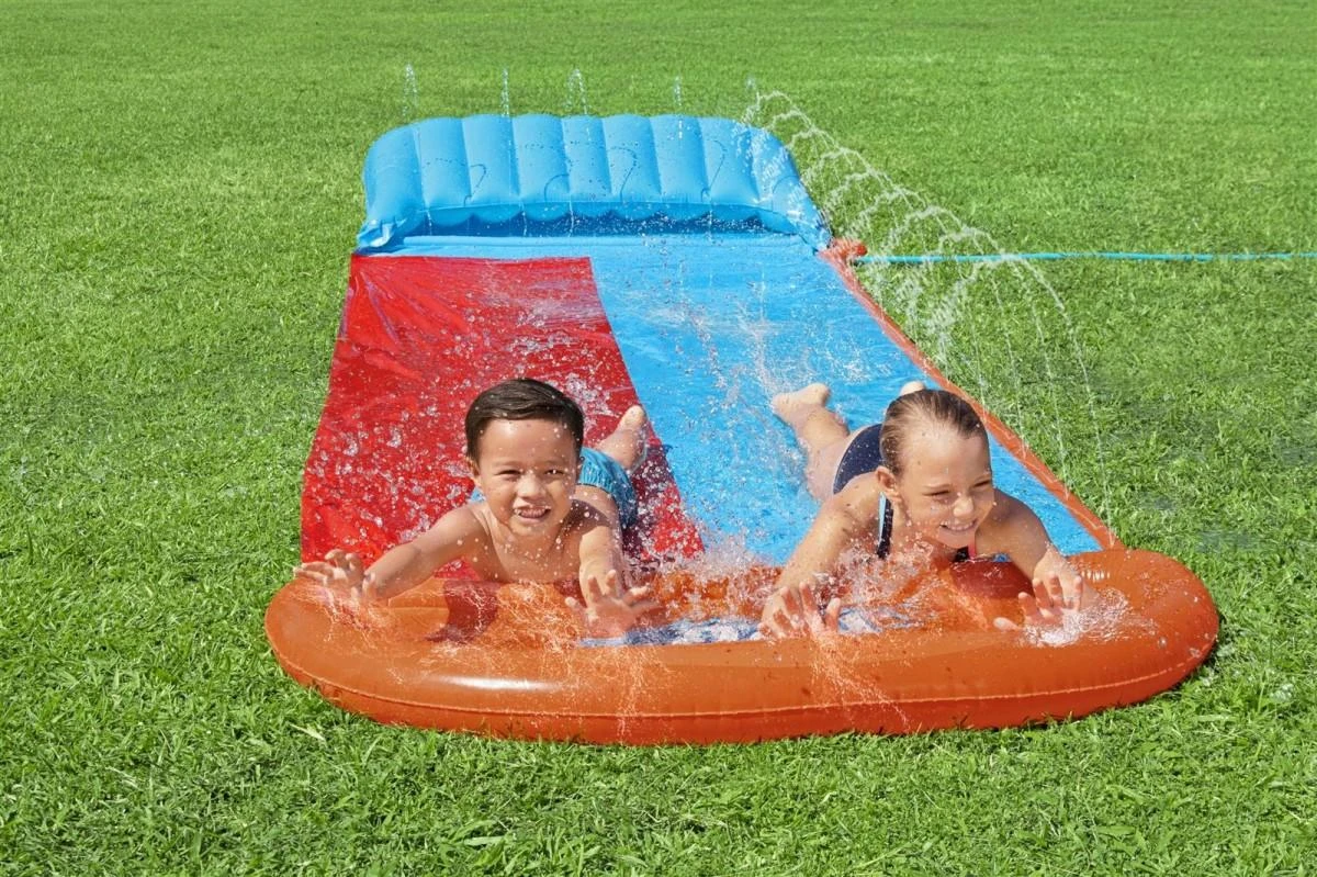 Bestway H2OGO Tsunami Splash Ramp Dviguba vandens čiuožykla