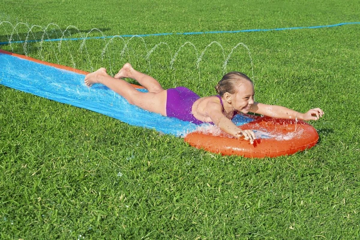 Bestway vienvietė vandens čiuožykla 4,88 m H20 GO! Cunamis 52477