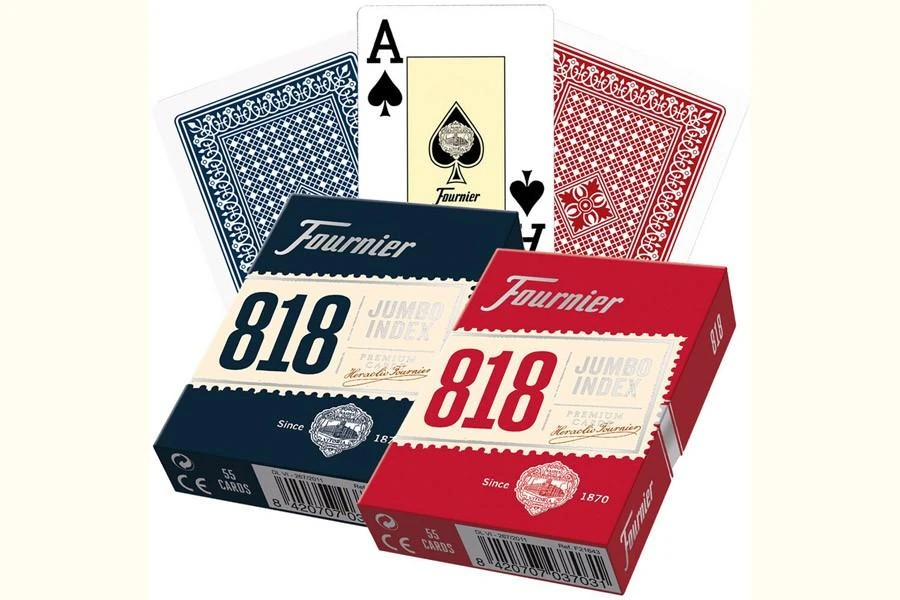 Fournier 818 Pokerio Kortos (Mėlynos)