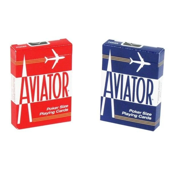 Bicycle Aviator Standard Pokerio Kortos (Mėlynos)