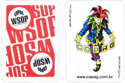 Copag Wsop Jumbo Index Double Plastic Žaidimo Kortos