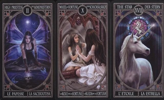 Fournier Anne Stokes gotikinis Taro Kortos