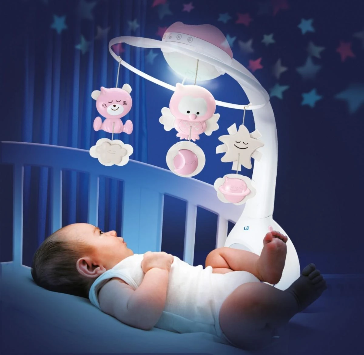Bkids Muzikinis Projektorius B -Kids 3*1 Rose