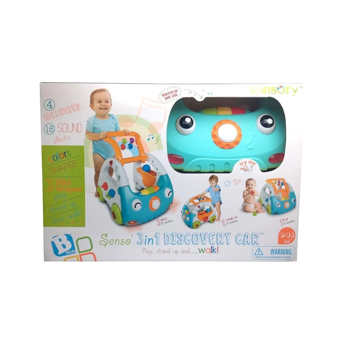 BKIDS Mašinėlė-vaikštynė