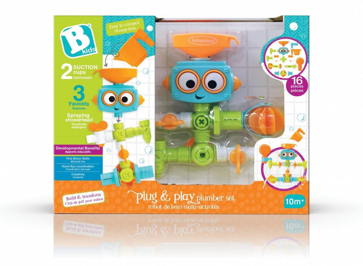 Bkids Infantino Rinkinys „Mažasis santechnikas“