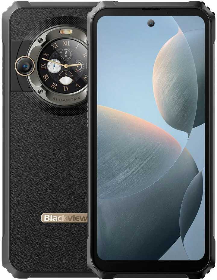 Blackview BL9000 5G 6.78" Corning 7th FHD+IPS 1080x2460 120Hz, 12GB/512GB, MT6891Z aštuonių branduolių 2.6GHz procesorius, 50MP priekinė/13MP+50MP galinė kamera, NFS, Harman Audio EFX, pirštinių režimas, 8800mAh baterija, C tipo, Android 13, dvi SIM kortelės, SD kortelės lizdas, Interstellar Juodas