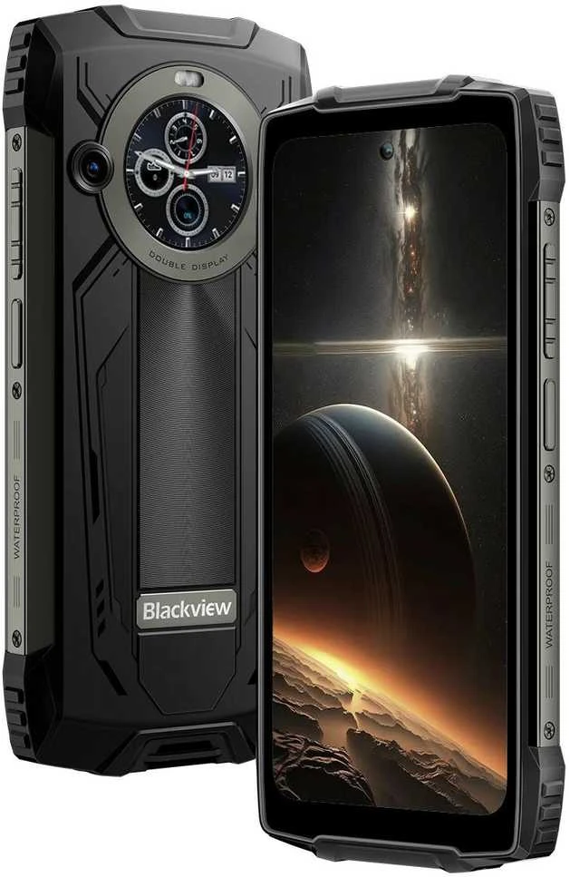 Blackview Tvirtas BV8200 LTE 6,5 colio FHD+IPS 1080x2400 120Hz Corning 3th + 1,3 colio 360x360 12+256GB MT8781 Aštuonių branduolių 2,2 GHz 8800mAh Be įkroviklio CAM Priekinė 32 MP Galinė 50+13 MP IP68/IP69K/MIL-STD-810H NFC Pirštų atspaudų skaitytuvas Juodas