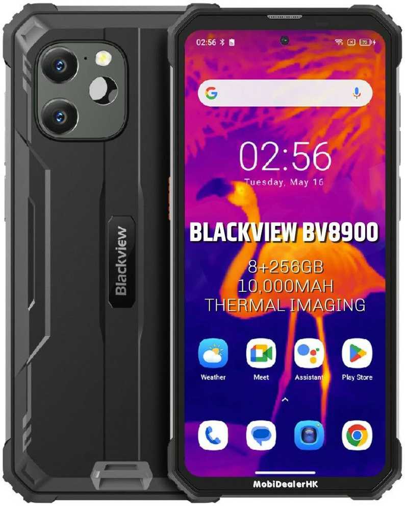 Telefonas Blackview Rugged BV8900 8/256GB Juodas