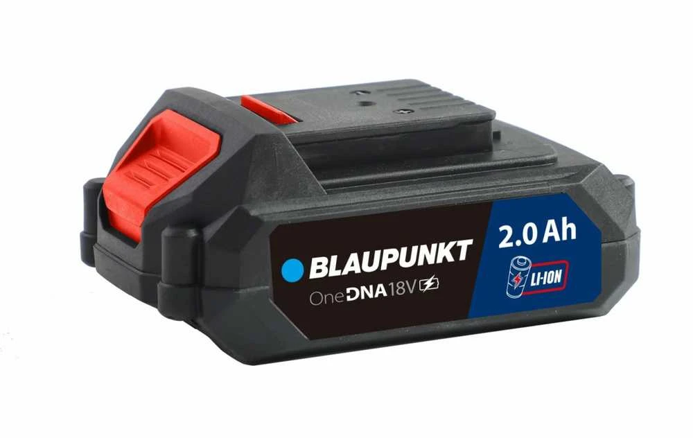 Blaupunkt 18V akumuliatoriaus korpusas su raudonu fiksatoriumi