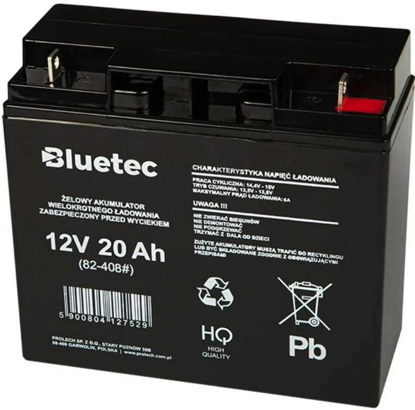 Blow Pūt Gelio baterija 12V 20Ah BLUETEC