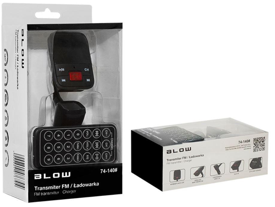 Transmiter FM BLOW USB su kroviklis 2,1A`