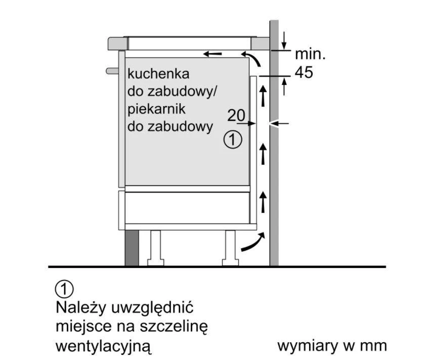 Bosch Serija 4, Indukcinė kaitlentė, 60 cm, Juodas, kaitlentė be rėmo PUE611BB5D