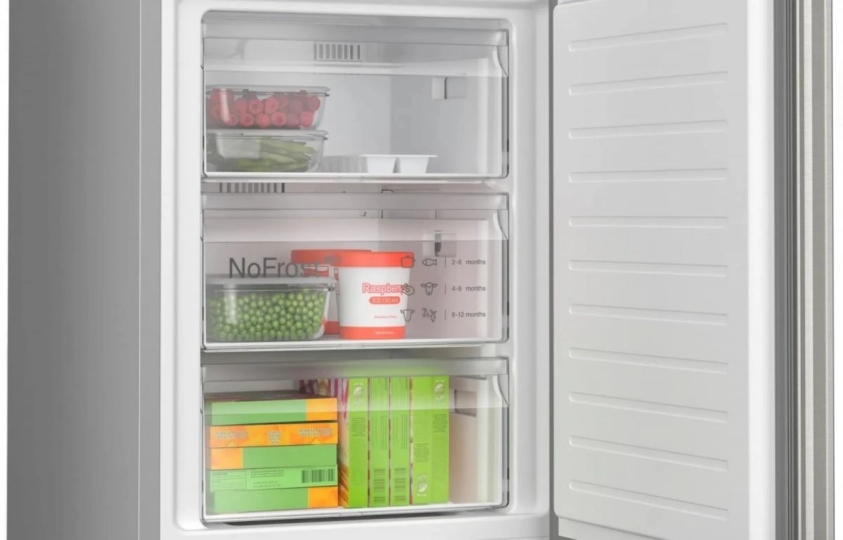 Šaldytuvas Bosch KGN362IDF Serie | 4, Laisvai statomas, 186 x 60 cm, inox-easyclean