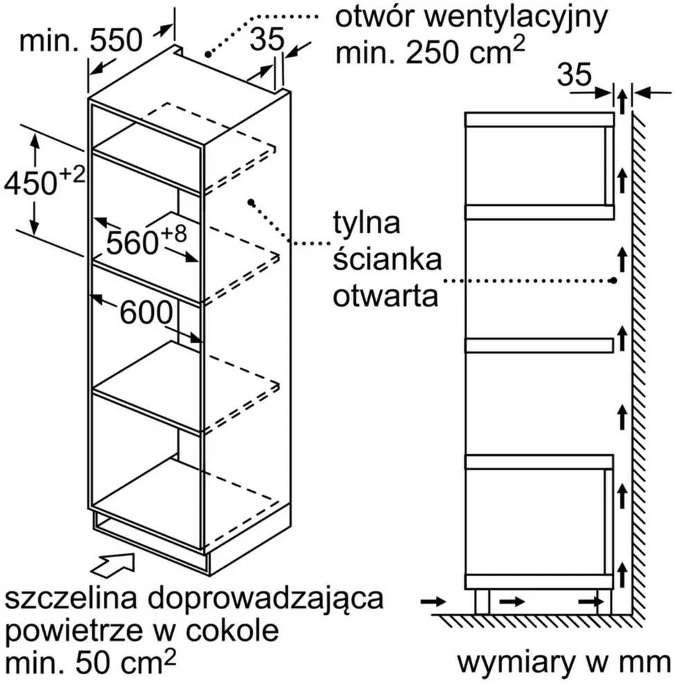 Orkaitė Bosch Mikrobangų krosnelė termoobieg CMA585GS1