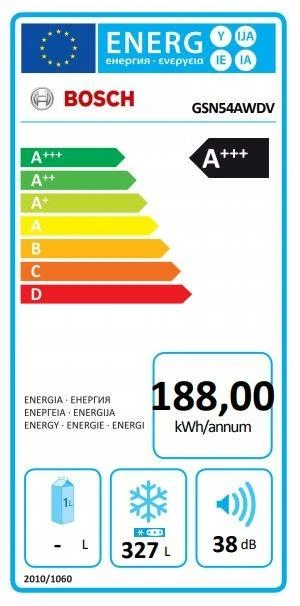 Šaldiklis Bosch GSN54AWDV