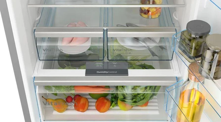 Šaldytuvas Bosch Serie 4 KGN56XLEB fridge-šaldiklis Freestanding 508 L E Nerūdijantis plienas