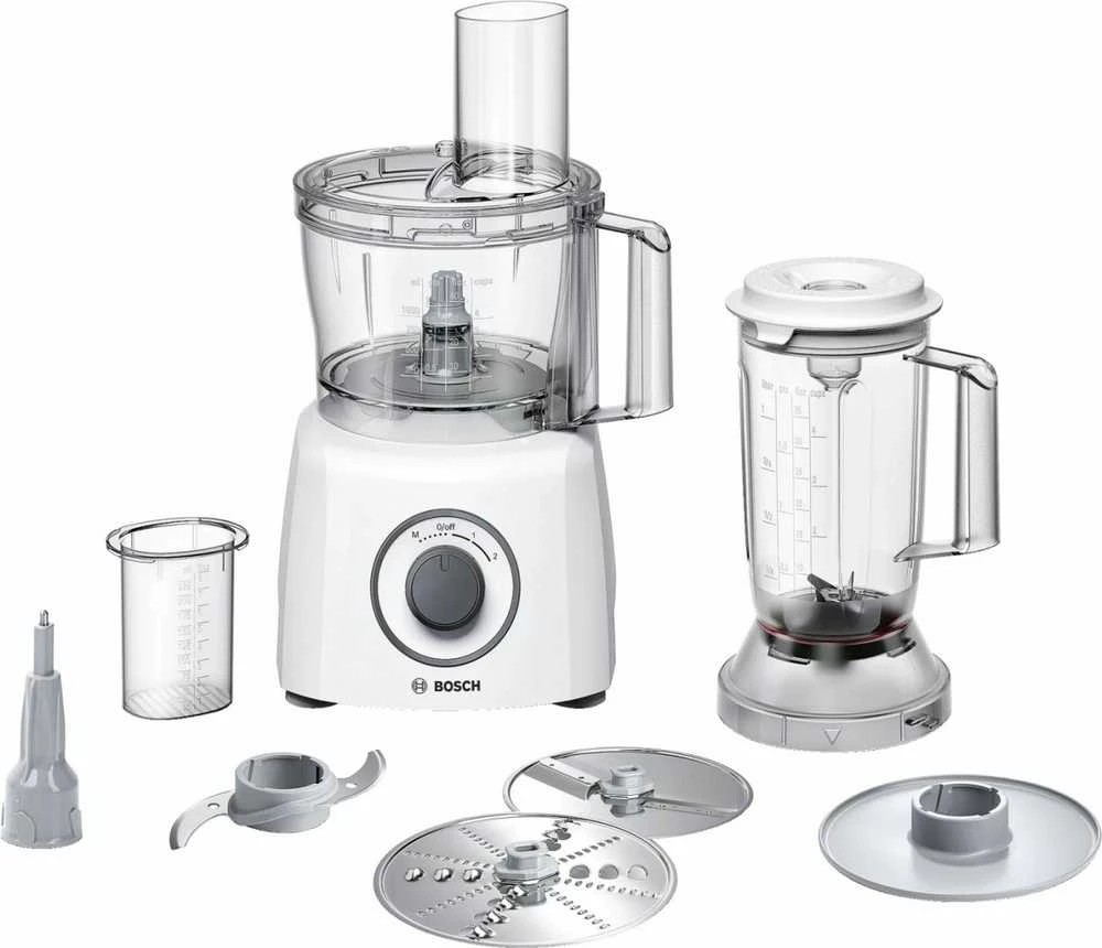 Virtuvinis kombainas Bosch MCM3200W Virtuvės kombainas, MultiTalent 3, 800 W, Baltas, Baltas