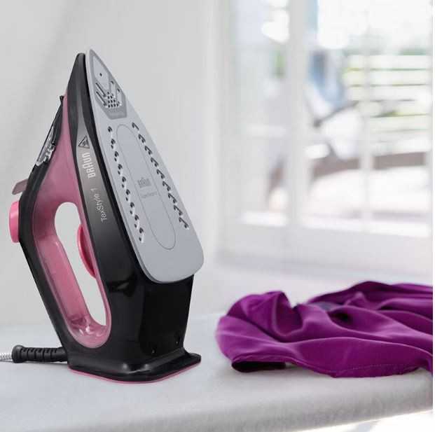 Braun TexStyle 1 SI1070PU juoda-rožinė
