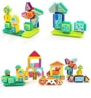 Amo Toys Į viršų Bright TOPBRIGHT Kaladėlių rinkinys „Ūkis“, 80 vnt.