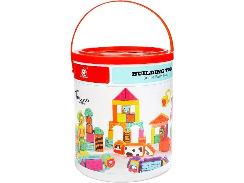 Amo Toys Į viršų Bright TOPBRIGHT Kaladėlių rinkinys „Ūkis“, 80 vnt.
