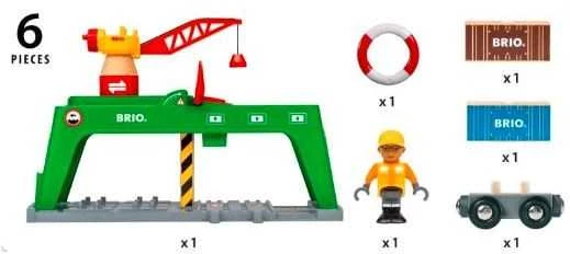Ravensburger Brio konteinerinis kranas