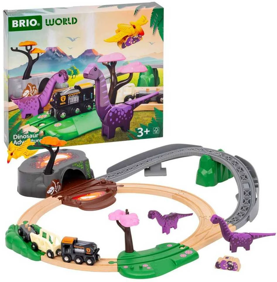 BRIO | WORLD Dinosaur Adventure Set, 36094