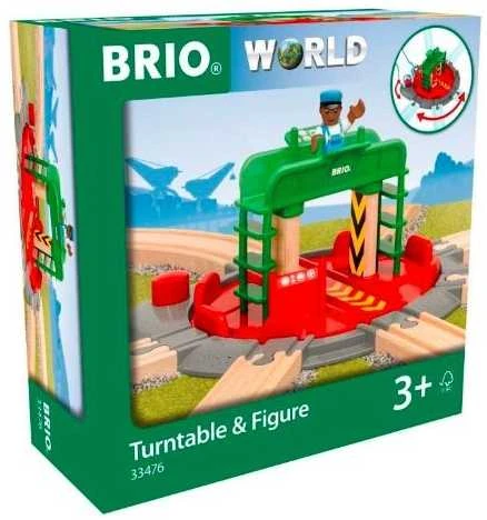 Konstruktorius BRIO World Turntable & Figure 33476
