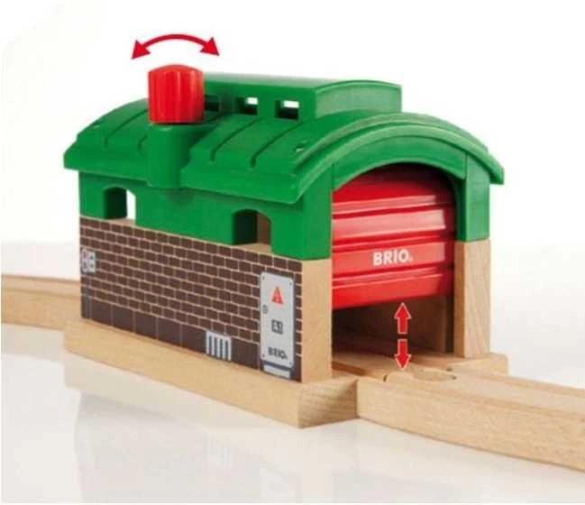 Ravensburger BRIO RAILWAY traukinio garažas, 33574000