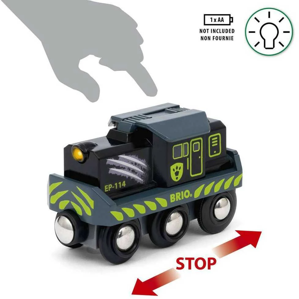 BRIO - Dinozaurų traukinys su baterijomis - 36096