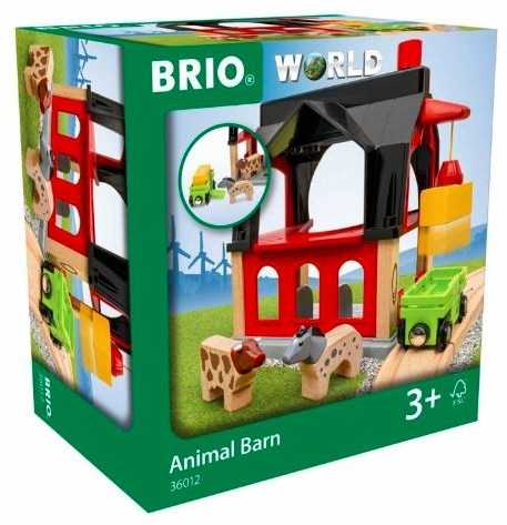 Ravensburger Brio Gyvūnų tvartas, pastatas, 3 metai, įvairiaspalvis