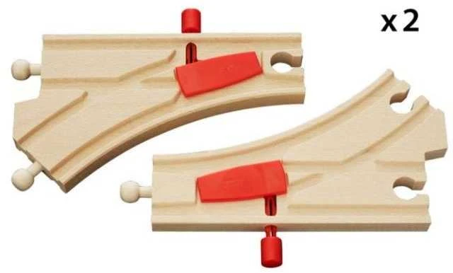 Ravensburger Mechaninė traukinio bėgių perjungimo detalė Brio