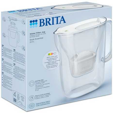 Brita Style Essential+1 Maxtra Pro PP filtro ąsotis (baltas) +DOVANA Brita gertuvė