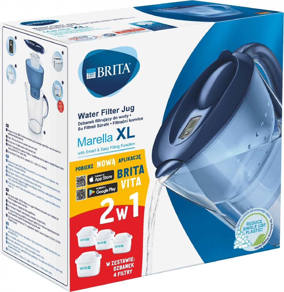 Brita Marella PF XL + 4 filtrai Maxtra Pure Performance