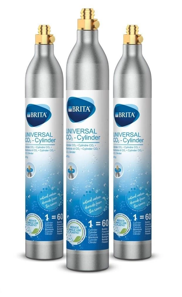 BRITA SodaOne CO2 angliarūgštės cilindras, 425 g, 60l