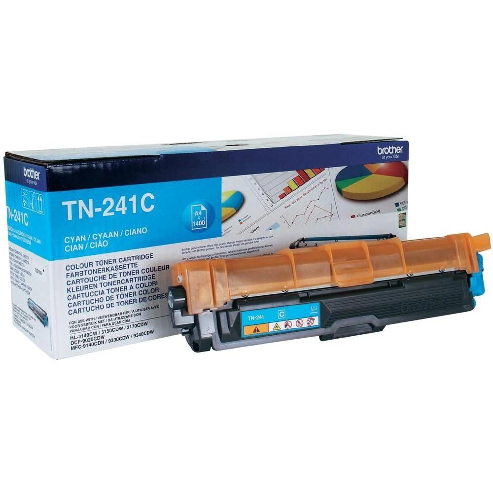 BROTHER TN-241C TONERIS CYAN 1400P