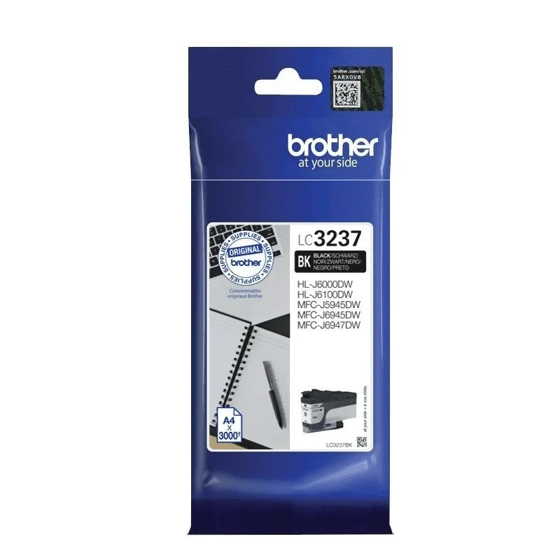 BROTHER LC3237BK TONERIS Juodas 3000