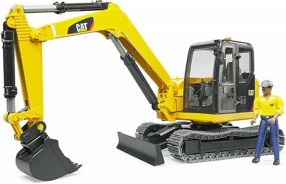 Bruder Minikoparka CAT BR-02466 geltona