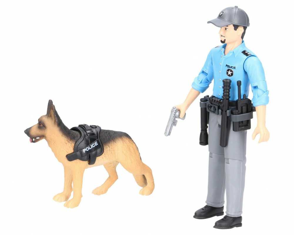 Bruder Ata BRUDER Figūrėlė policjanta su psem 62150