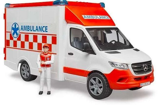 BRUDER MB Sprinter greitoji pagalba su vairuotoju, 02676