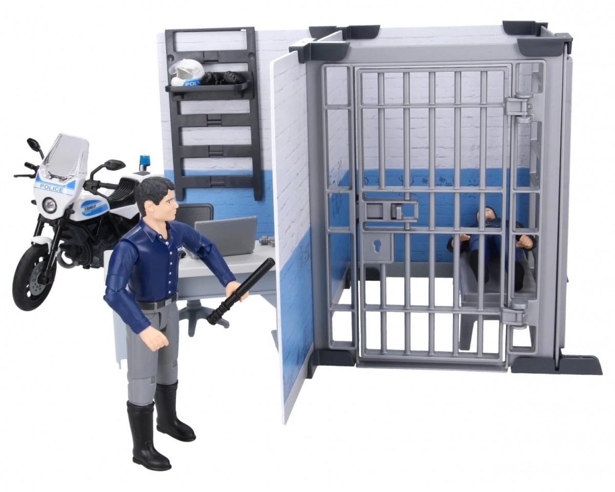 BRUDER 1:16 policijos nuovada su policijos motociklu, 62732