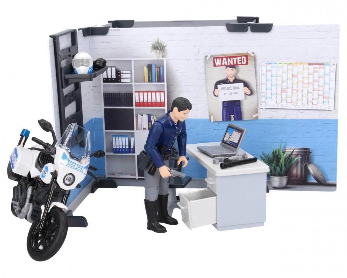BRUDER 1:16 policijos nuovada su policijos motociklu, 62732