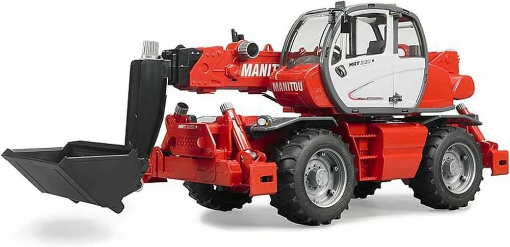 Pojazd BRUDER krautuvas Manitou Telescopic MRT 2150 (su aksesuarais), 2129
