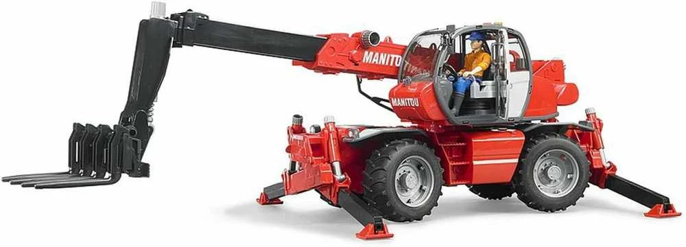 Pojazd BRUDER krautuvas Manitou Telescopic MRT 2150 (su aksesuarais), 2129