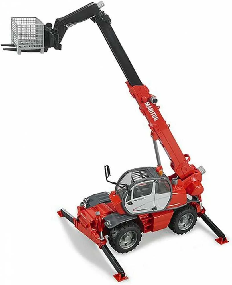 Pojazd BRUDER krautuvas Manitou Telescopic MRT 2150 (su aksesuarais), 2129