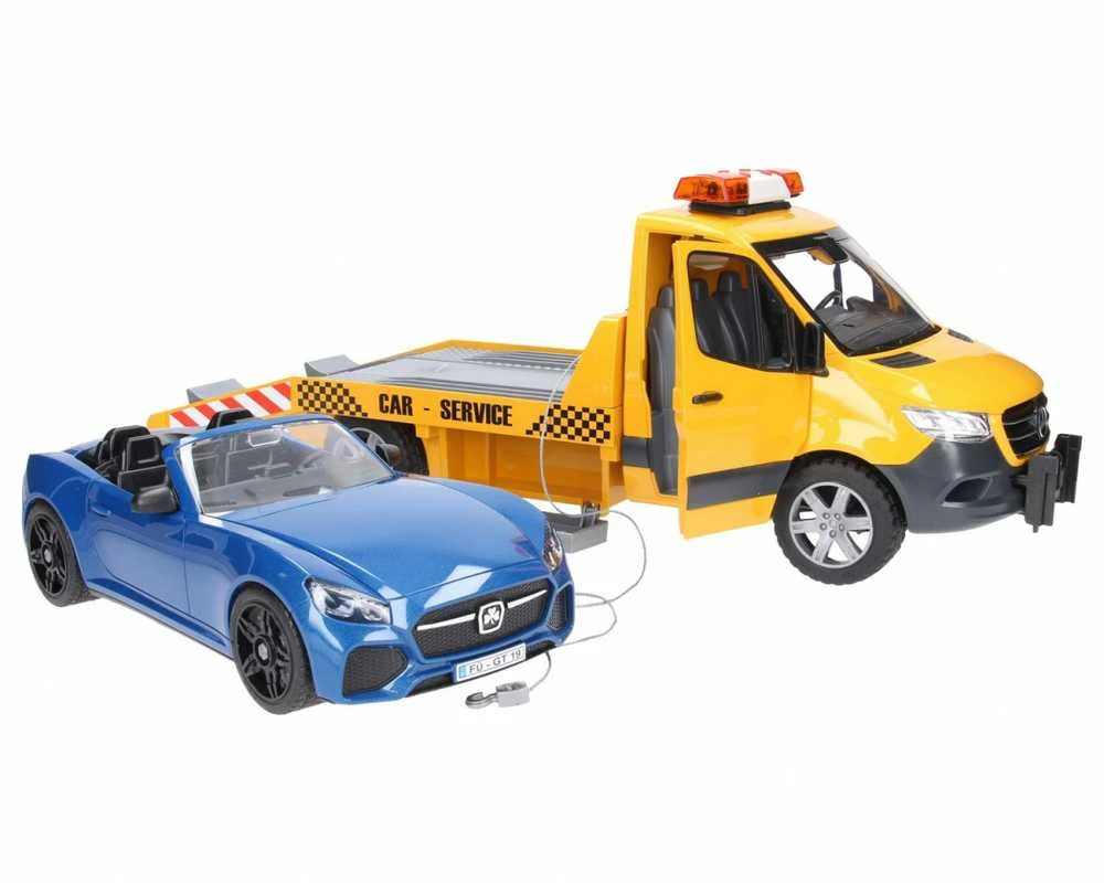 BRUDER MB Sprinter autovežis su rodsteriu, 02675