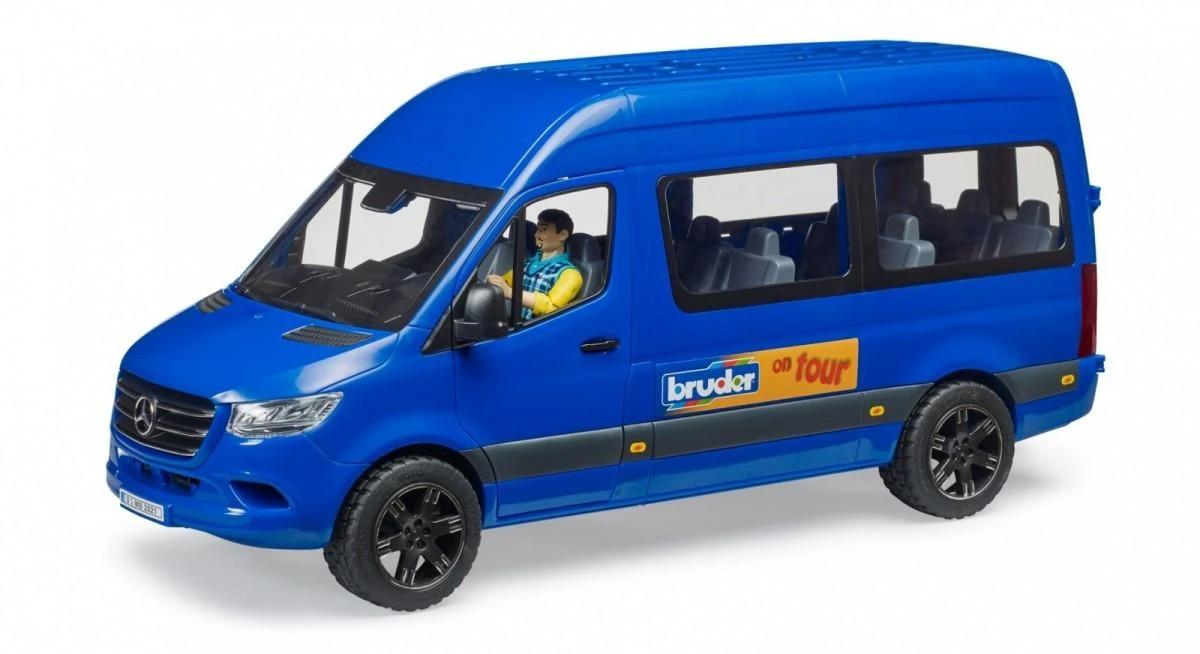 BRUDER 1:16 MB Sprinter Transfer automobilis su vairuotoju, 02681