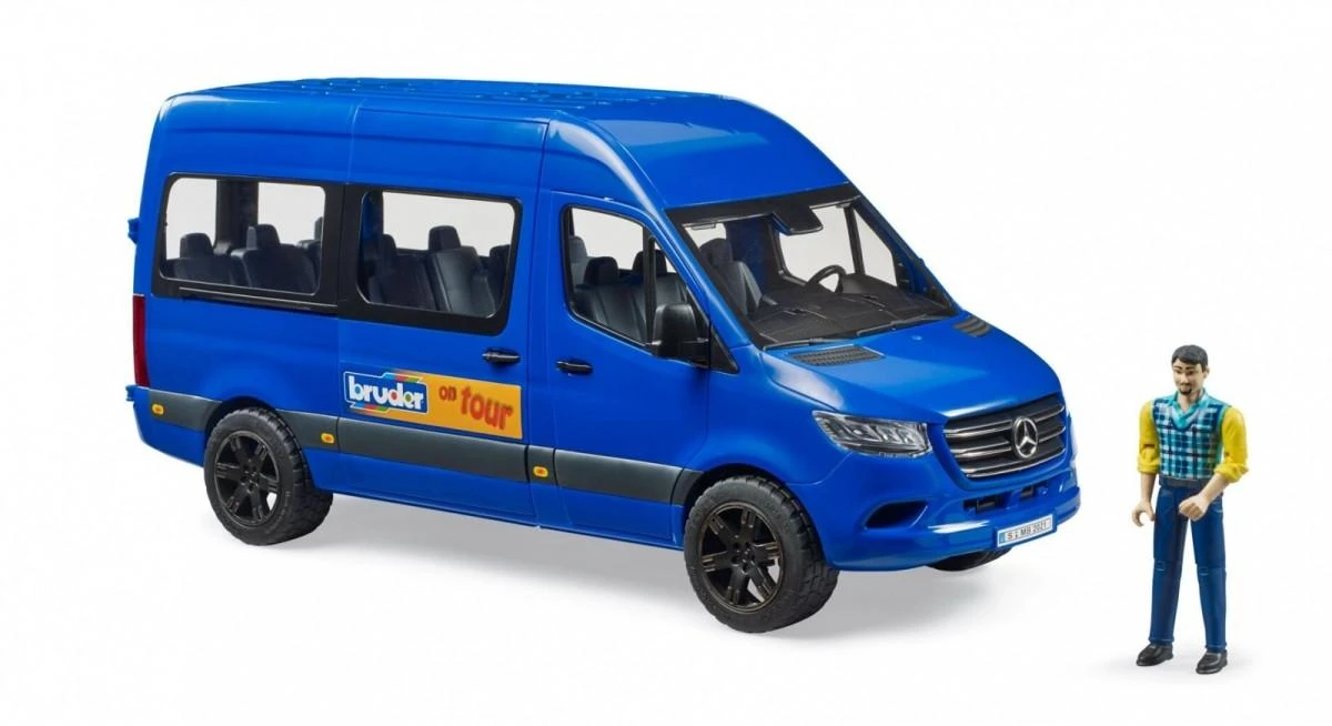BRUDER 1:16 MB Sprinter Transfer automobilis su vairuotoju, 02681