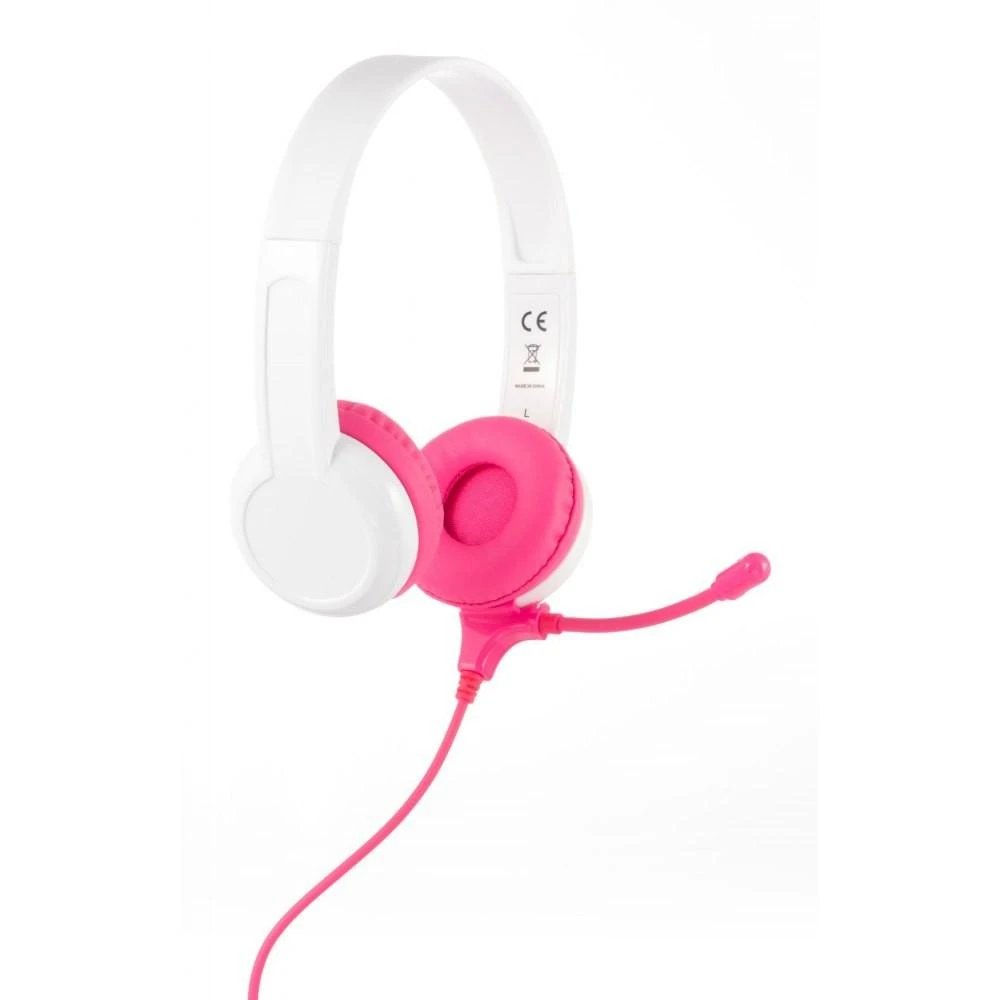 Buddyphones StudyBuddy ausinės rožinės spalvos