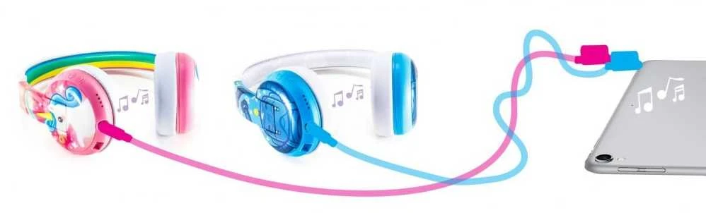 Buddyphones Prijunkite geltonas ausines
