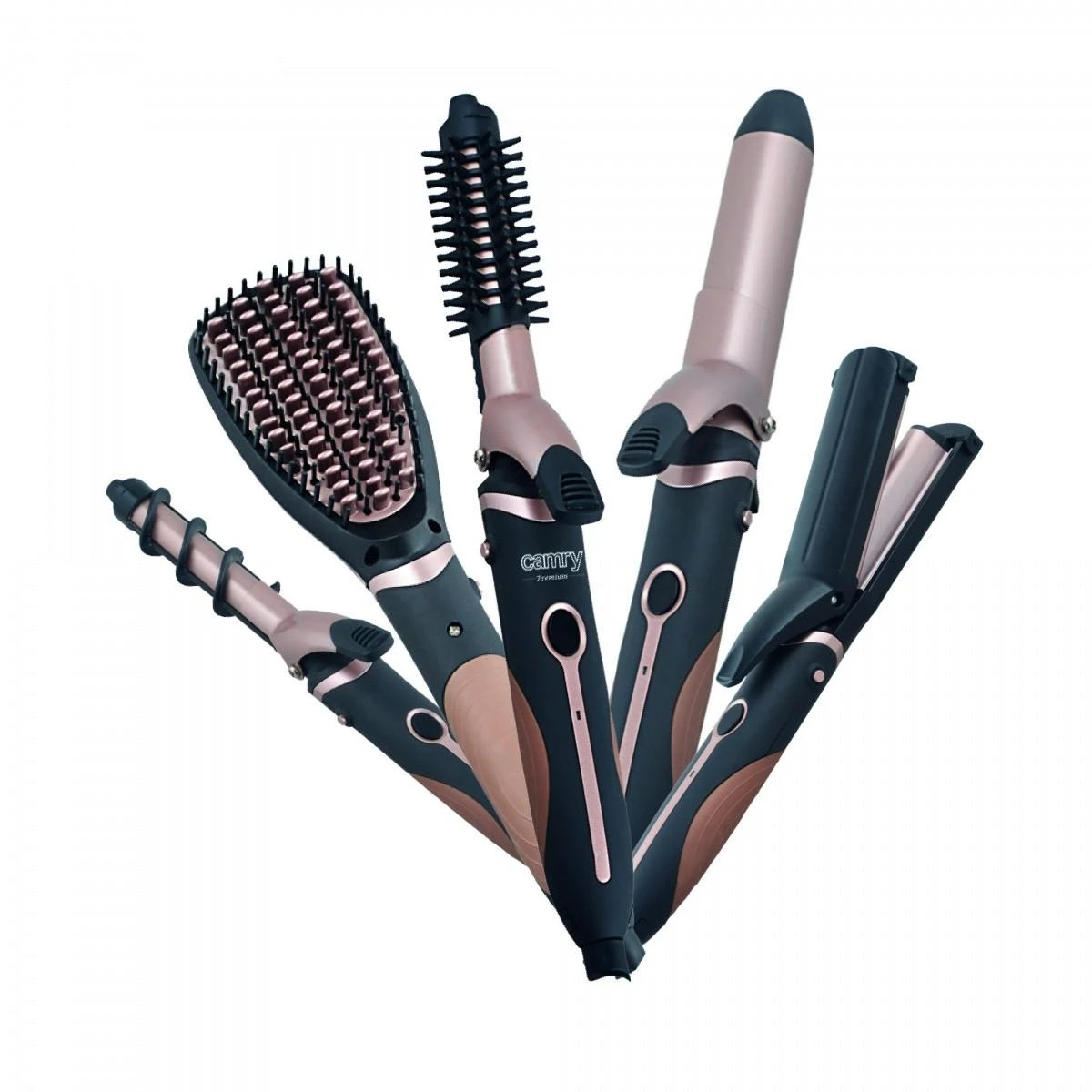 Camry | Hair Styler | CR 2024 | 1200 W | Juodas/Rose auksinis